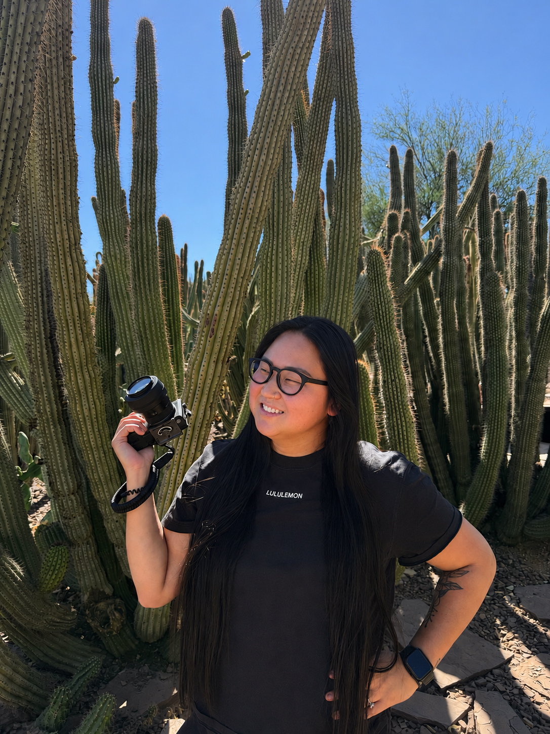 Kiah, the photographer behind Blooming Desert Portraits